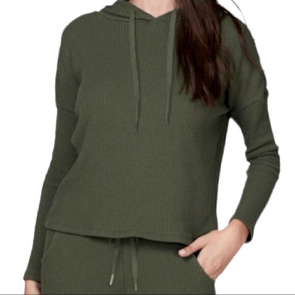 LETT Bari Hoodie in Moss Green - Picture 1 of 7